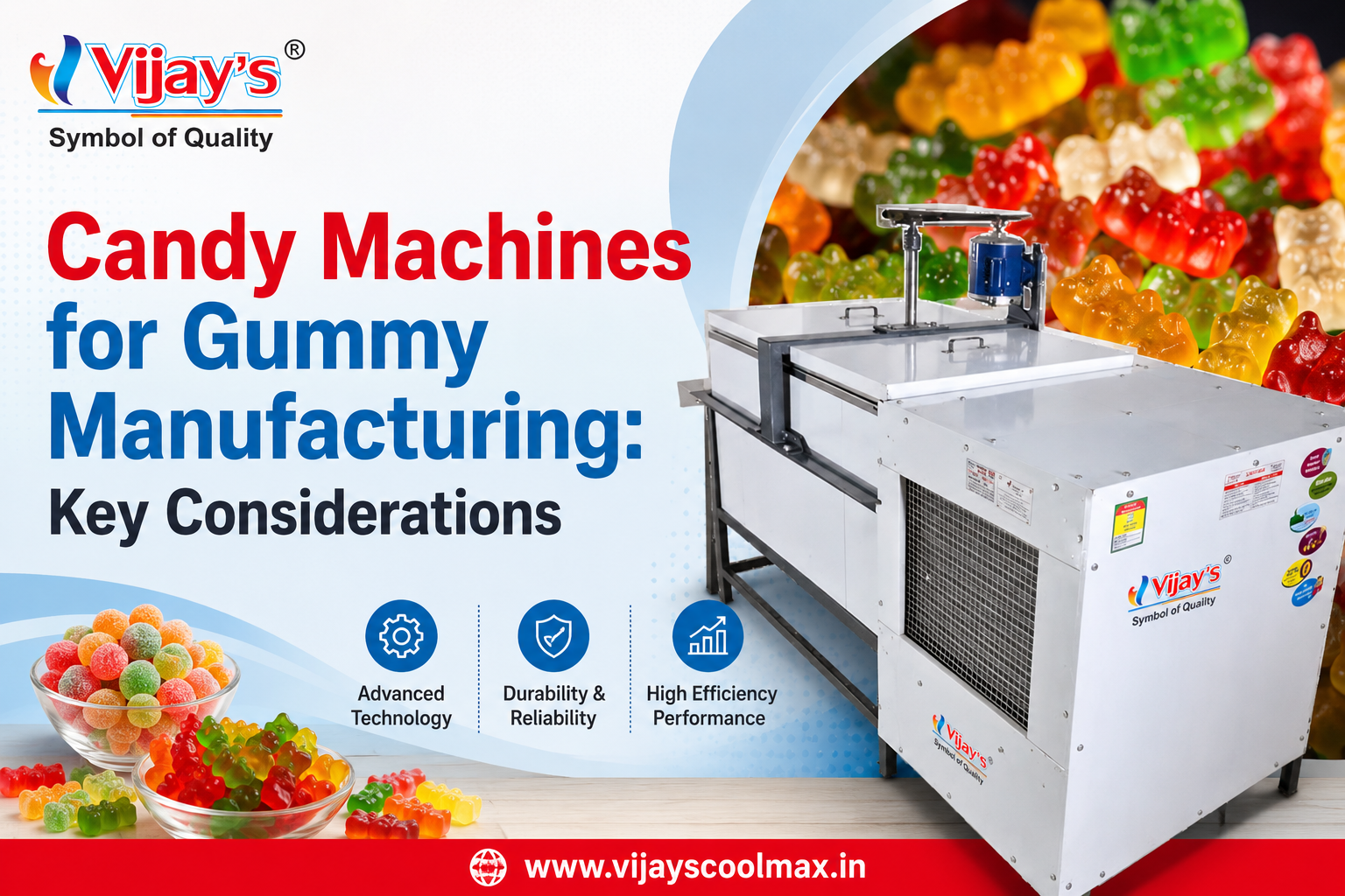 Candy Machines for Gummy Manufacturing: Key Considerations